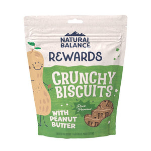 Natural Balance Rewards Biscuits croquants au beurre de cacahuète Friandises pour chiens