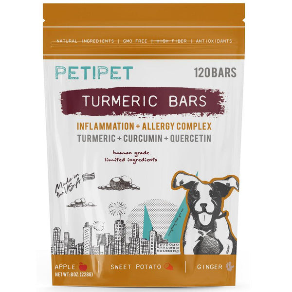 Petipet Barres Curcuma Complément pour chiens