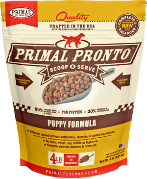 Primal Primal Pronto Puppy Formula Raw Frozen Dog Food