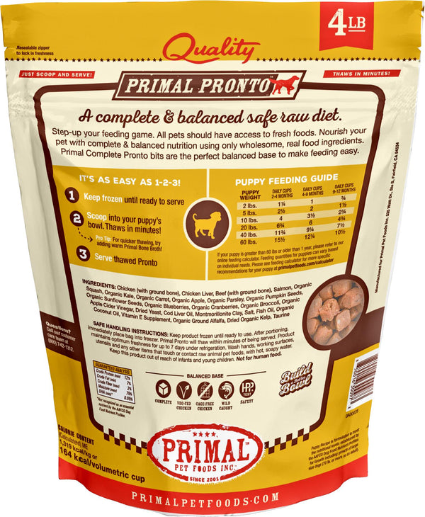 Primal Primal Pronto Puppy Formula Raw Frozen Dog Food