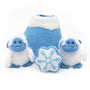ZippyPaws Holiday Burrow Yeti Mountain Dog Toy