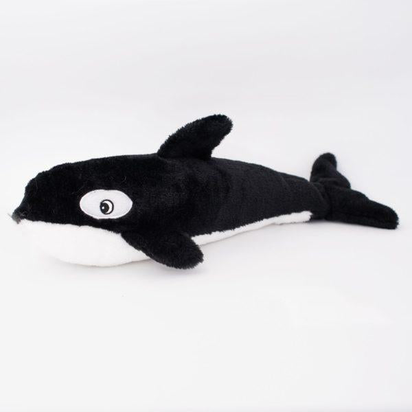 ZippyPaws Jigglerz Killer Whale Dog Toy