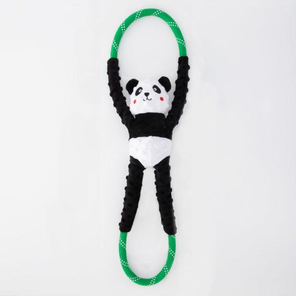 ZippyPaws Jouet chien Panda RopeTugz