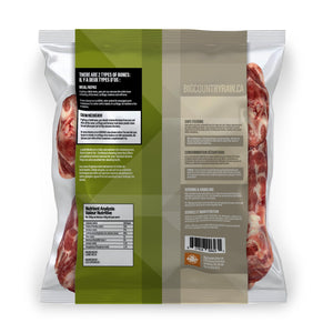 Big Country Friandises pour chiens Os de cou d'agneau cru