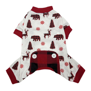 foufouBRANDS Pyjama ours polaire Heritage Rouge
