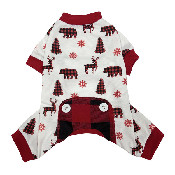 foufouBRANDS Dog Pajama, Heritage Polar