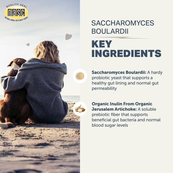 Four Leaf Rover Saccharomyces Boulardii Dog Supplement