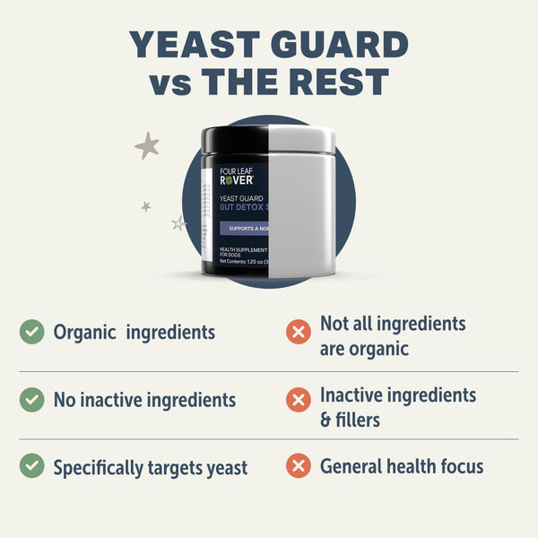 Four Leaf Rover Complément Yeast Guard pour chiens