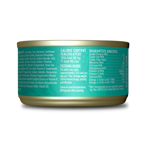 Tiki Cat Silver Senior Whole Foods Thon et maquereau dans un bouillon de thon Nourriture pour chat en conserve