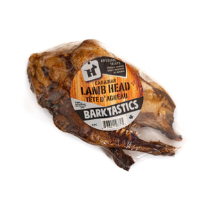 Hero Dog Treats Barktastics Friandises Artisanales pour Chiens Tête d'Agneau