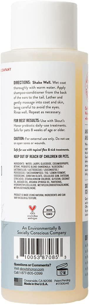 Skout's Honor Probiotic Itch Relief Pet Shampoo