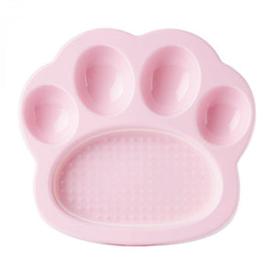 PetDreamHouse Paw 2-in-1 Pet Slow Feeder & Lick Pad, Pink