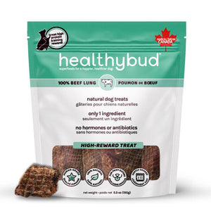 Healthybud Friandises pour chiens aux poumons de bœuf pur