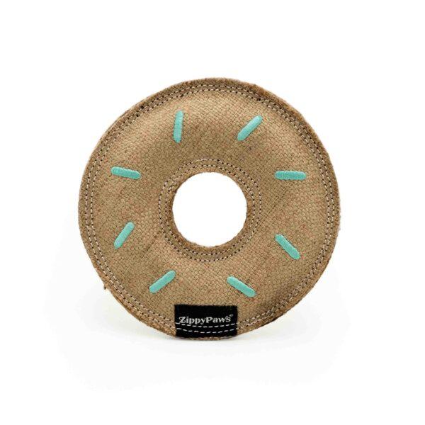 ZippyPaws ecoZippy Jute Donutz Dog Toy