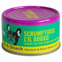 Scrumptious Doggo Cluck & Quack Chicken & Duck with Veggies in Gravy Wet Dog Food Can