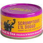 Scrumptious Doggo Land & Sea Chicken & Salmon Dinner with Veggies in Gravy Wet Dog Food Can
