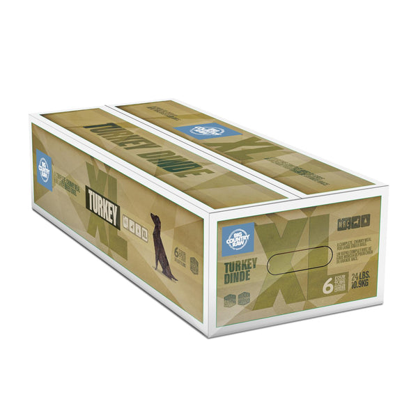 Big Country Raw XL Dinde Nourriture congelée pour chiens