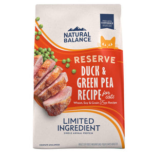 Natural Balance Limited Ingredient Reserve Duck & Green Pea Recipe Grain-Free Dry Cat Food