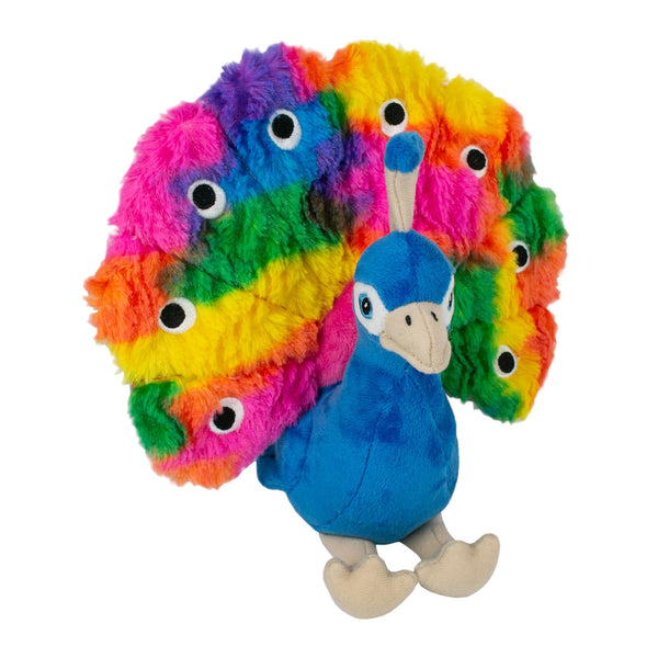 Tall Tails Peacock with Squeaker Dog Toy