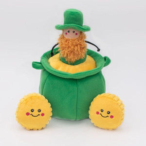 ZippyPaws St. Patrick's Burrow Pot of Gold Dog Toy