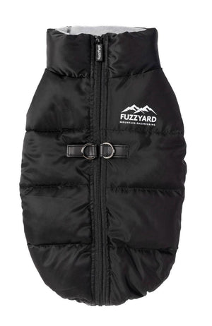 FuzzYard The Eastcoast Harness Dog Jacket, Black