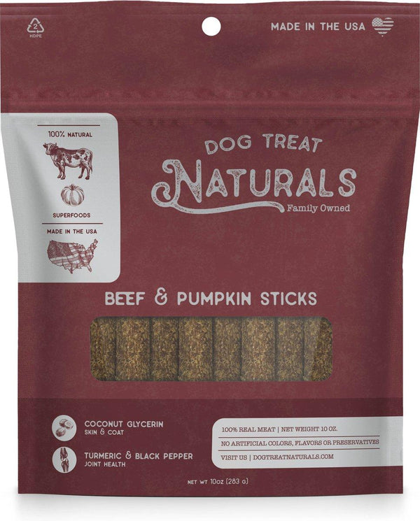 Dog Treat Naturals Superfood Beef & Pumpkin Sticks Dog Treats