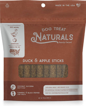 Dog Treat Naturals Superfood Duck & Apple Sticks Dog Treats
