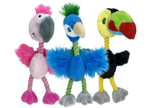 Multipet Pet Envy Bird Brains Dog Toy, Assorted