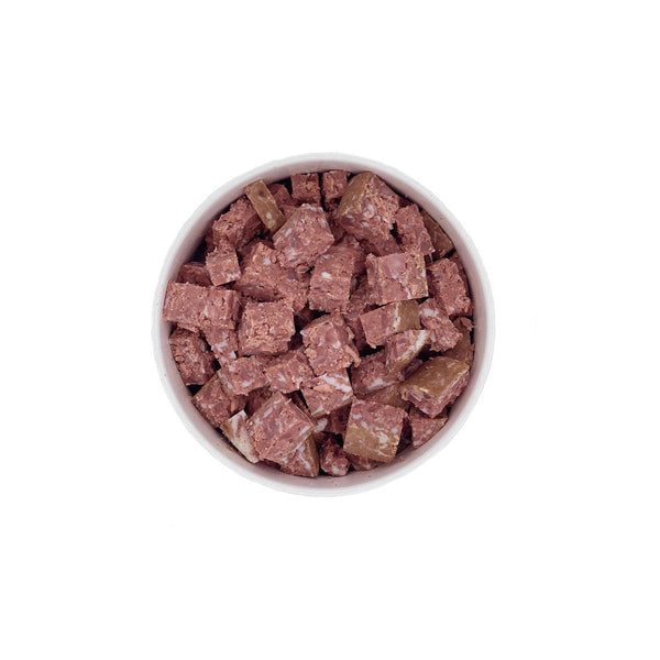 1st Moz Nourriture crue roulée 100 % bœuf pour chiens et chats