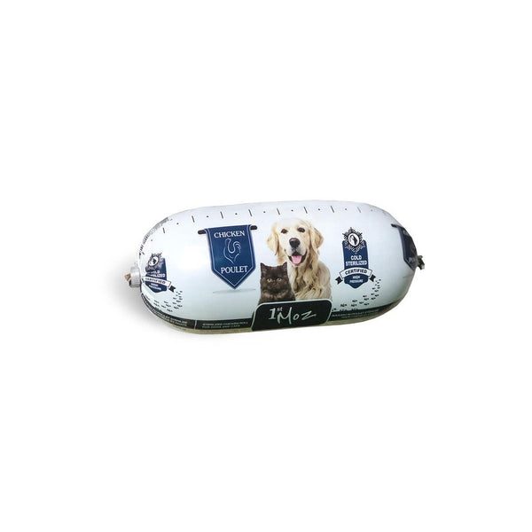 1st Moz Nourriture crue roulée 100 % poulet pour chiens et chats