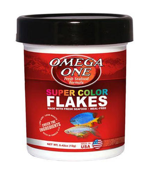 Omega One Super Color Flakes Tropical Fish Food