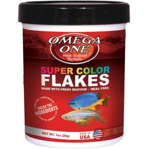Omega One Super Color Flakes Tropical Fish Food