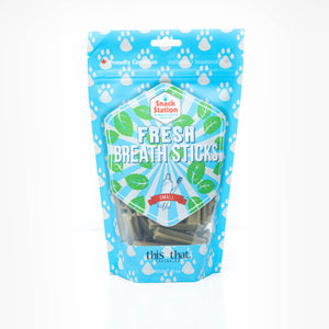 This & That Snack Station Fresh Breath Sticks Dog Treats, Small