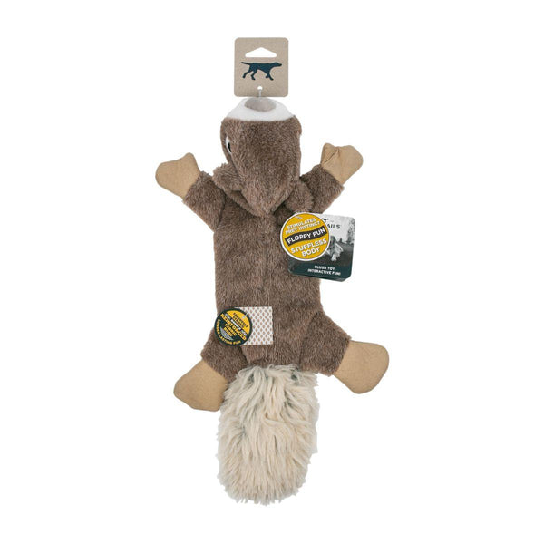 Tall Tails Stuffless Squirrel Squeaker Dog Toy