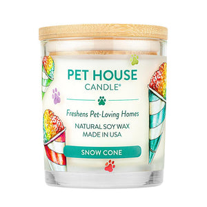 Pet House Summer Candle, Snow Cone Scent