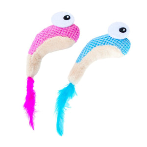 Petstages Jouet chat Dental Shrimpies