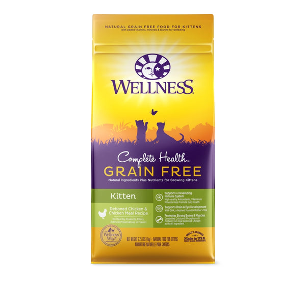 Wellness Complete Health Grain-Free Kitten Chicken Dry Cat Food