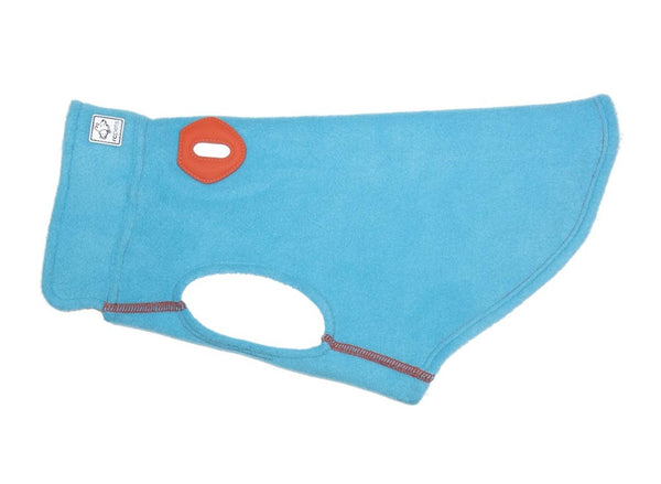 RC Pets Manteau en polaire Baseline pour chiens, Sarcelle/Orange