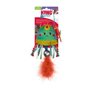 KONG Teaser Scrattles Jellypoisson Jouet pour chat, Assortiment