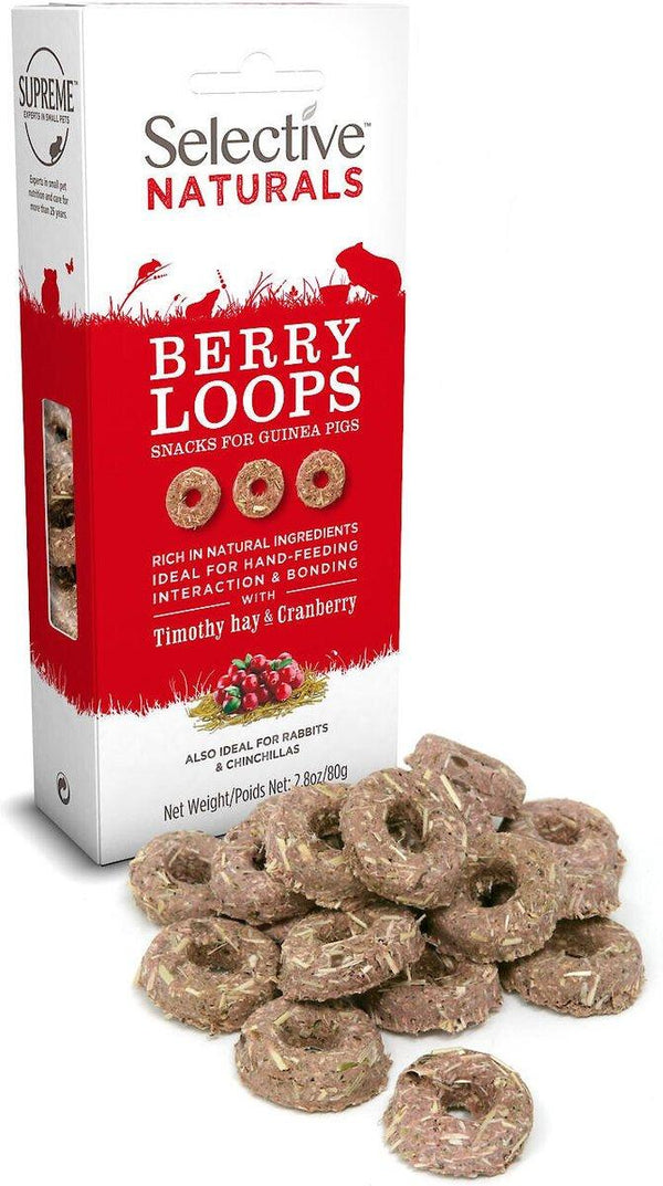 Supreme Petfoods Selective Naturals Berry Loops friandises pour petits animaux