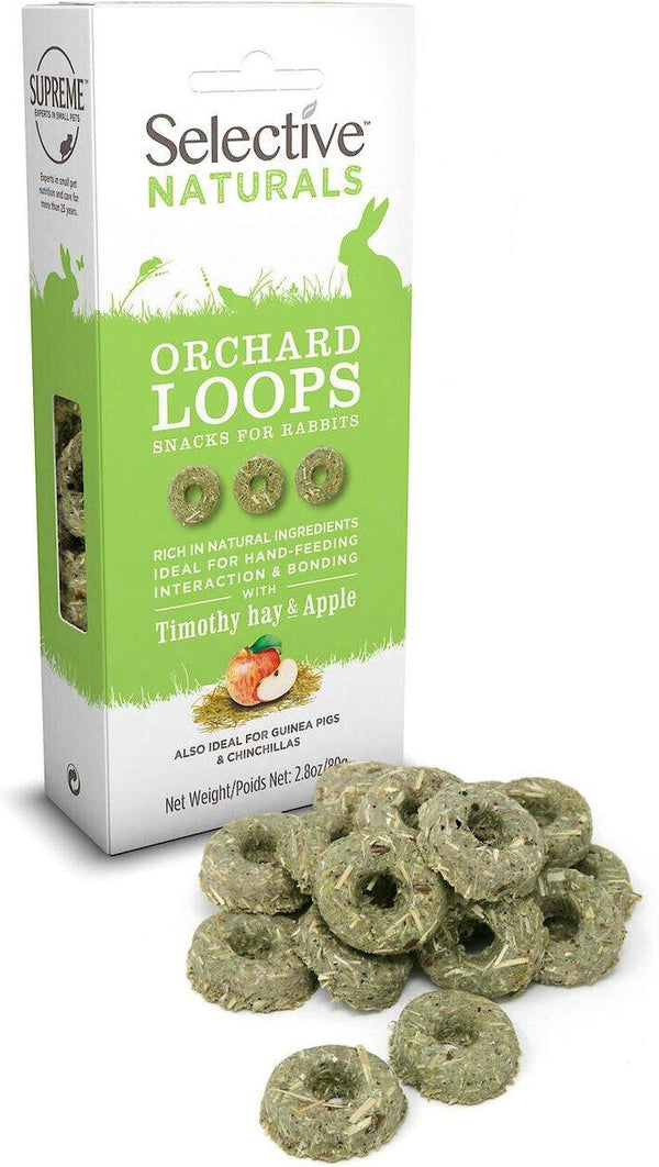 Supreme Petfoods Selective Naturals Orchard Loops friandises pour petits animaux