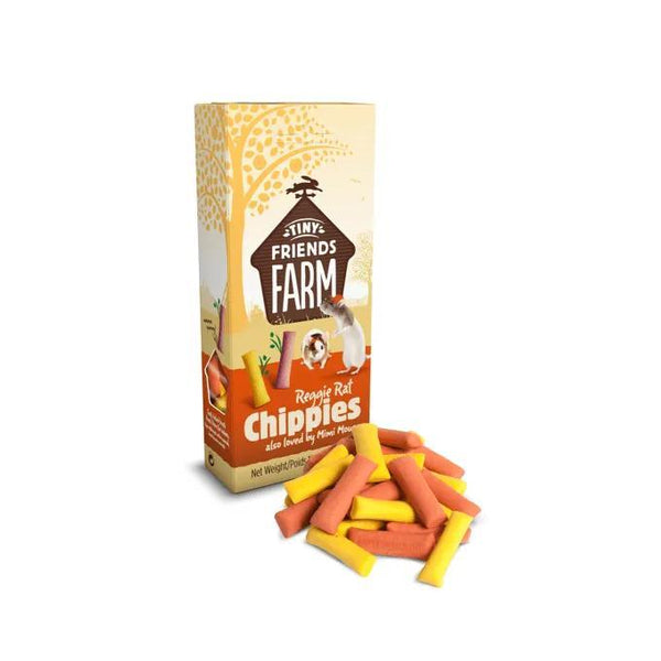 Supreme Petfoods Tiny Friends Farm Reggie Rat & Mimi Mouse Chippies friandises pour petits animaux
