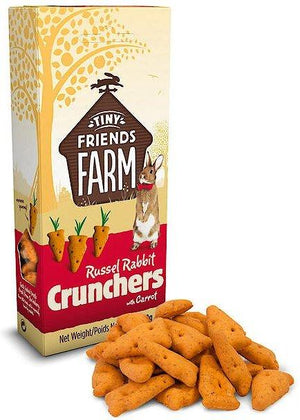 Supreme Petfoods Tiny Friends Farm Russel Rabbit Crunchers friandises pour petits animaux