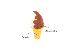 P.L.A.Y. Snack Attack Swirls n Slobbers Soft Serve Dog Toy