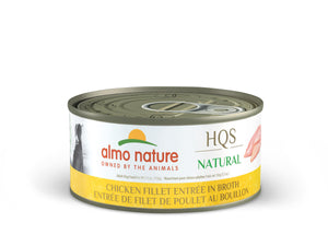 Almo Nature HQS Entrée naturelle de filet de poulet en bouillon, pâtée pour chiens