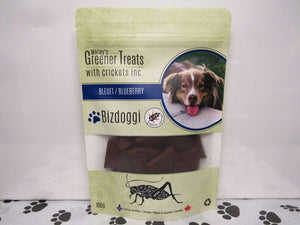 Marley's Greener Treats Crickets Blueberry Dog Treats