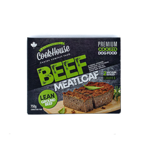 Big Country Raw Cookhouse Beef Meatloaf Frozen Dog Food