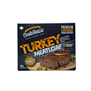 Big Country Raw Cookhouse Turkey Meatloaf Frozen Dog Food