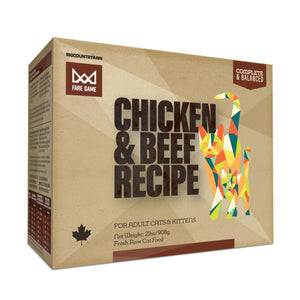 Big Country Raw Fare Game Chicken & Beef Frozen Cat Food