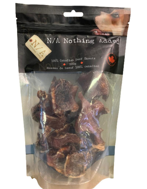 Nothing Added Friandises au museau de bœuf pour chiens